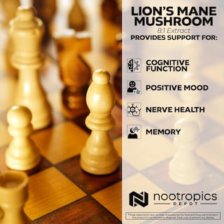 Foto 4 | Foto 4 | Suplemento Nootropics Depot Lions Mane Mushroom 500 Mg 60 Cápsulas - Venta Internacional.