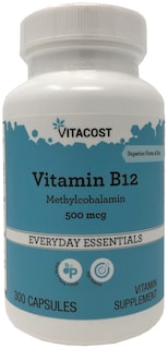 Foto 1 | Foto 1 | Suplemento Vitacost De Vitamina B-12 Y Metilcobalamina, 500 Mcg, 300 Cápsulas - Venta Internacional.