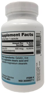 Foto 2 | Foto 2 | Suplemento Vitacost De Vitamina B-12 Y Metilcobalamina, 500 Mcg, 300 Cápsulas - Venta Internacional.