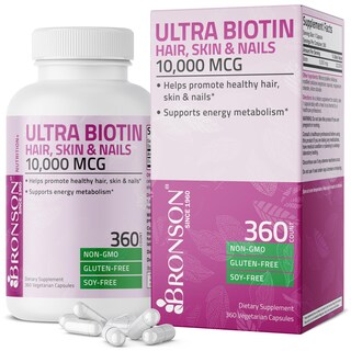 Foto 1 | Foto 1 | Suplemento Bronson Ultra Biotin De 10,000 Mcg Para Cabello, Piel Y Uñas - Venta Internacional.