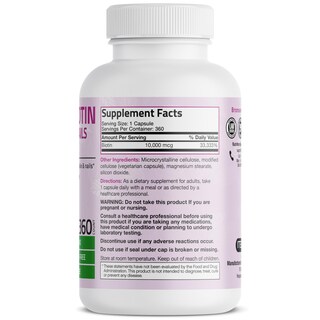 Foto 2 | Foto 2 | Suplemento Bronson Ultra Biotin De 10,000 Mcg Para Cabello, Piel Y Uñas - Venta Internacional.