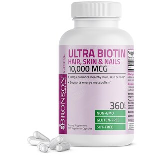 Foto 6 | Foto 6 | Suplemento Bronson Ultra Biotin De 10,000 Mcg Para Cabello, Piel Y Uñas - Venta Internacional.