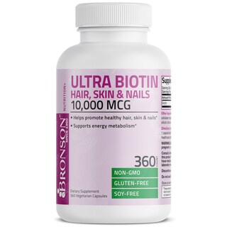 Foto 7 | Foto 7 | Suplemento Bronson Ultra Biotin De 10,000 Mcg Para Cabello, Piel Y Uñas - Venta Internacional.