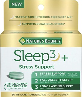 Foto 1 | Foto 1 | Melatonina Sleep Aid Nature's Bounty Stress Support, 10 Mg, 56 Unidades - Venta Internacional.