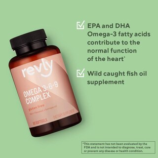 Foto 3 | Foto 3 | Suplemento Revly Omega 3-6-9 Complex 60 Cápsulas Blandas Durante 2 Meses - Venta Internacional.