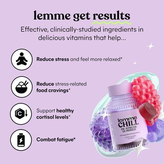 Foto 2 | Foto 2 | Gomitas Lemme Chill Stress Relief Con 300 Mg De Ksm-66 Ashwagan - Venta Internacional.