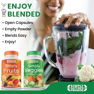 Foto 7 | Foto 7 | Suplemento Simply Nature's Promise Fruits & Veggies 90 Cápsulas - Venta Internacional.