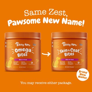 Foto 6 | Foto 6 | Suplemento De Aceite De Pescado Omega 3 De Zesty Paws, 90 Cápsulas Masticables Blandas Para Perros - Venta Internacional.