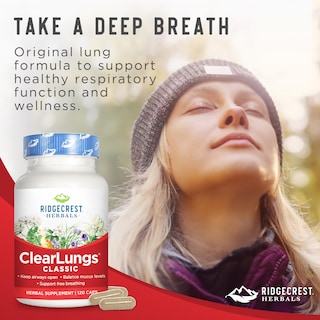 Foto 6 | Foto 6 | Suplemento Ridgecrest Herbals Clearlungs Classic 120 Cápsulas - Venta Internacional.