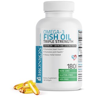 Foto 5 | Foto 5 | Suplemento De Aceite De Pescado Bronson Omega 3 De Triple Concentración 2720 Mg - Venta Internacional.