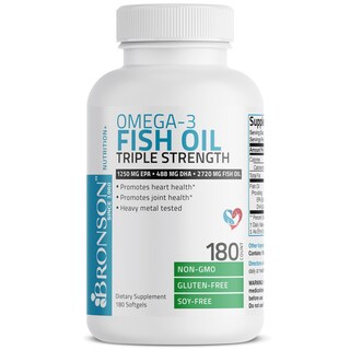 Foto 6 | Foto 6 | Suplemento De Aceite De Pescado Bronson Omega 3 De Triple Concentración 2720 Mg - Venta Internacional.