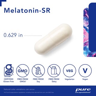 Foto 3 | Foto 3 | Suplemento Para Dormir Pure Encapsulations Melatonin-sr 30 Cápsulas - Venta Internacional.