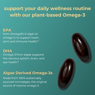 Foto 3 | Foto 3 | 60 Minicápsulas Blandas Supplement Iwi Omega-3 Algae (30 Porciones) - Venta Internacional.
