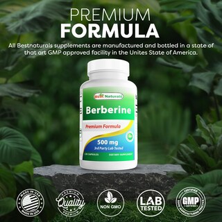 Foto 5 | Foto 5 | Suplemento Best Naturals Berberine 500 Mg 120 Cápsulas X 2 - Venta Internacional.