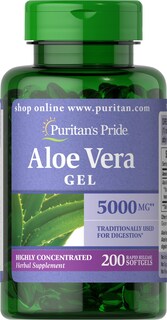 Foto 1 | Foto 1 | Suplemento De Extracto De Aloe Vera De Puritan's Pride 25 Mg X 200 Cápsulas Blandas - Venta Internacional.