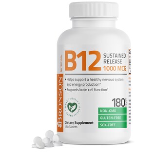 Foto 1 | Foto 1 | Suplemento De Vitamina B12 Bronson 1000 Mcg De Liberación Sostenida - Venta Internacional.