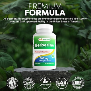 Foto 5 | Foto 5 | Suplemento Best Naturals Berberine 500 Mg 120 Cápsulas X 3 - Venta Internacional.