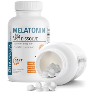 Foto 6 | Foto 6 | Suplemento Bronson Melatonin, 5 Mg, Tabletas De Disolución Rápida, 360 - Venta Internacional.