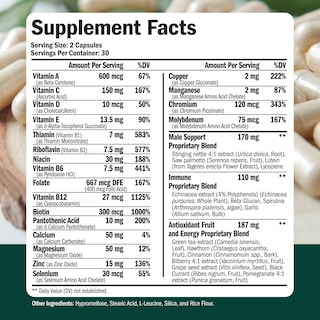 Foto 3 | Foto 3 | Suplemento Multivitamínico Vimerson Health Para Hombres Con Minerales - Venta Internacional.