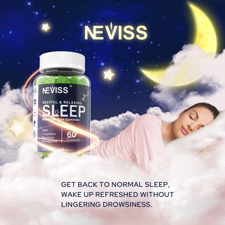 Foto 7 | Foto 7 | Gomitas Sleep Aid Neviss Sin Melatonina Con Gaba Y L-triptófano - Venta Internacional.