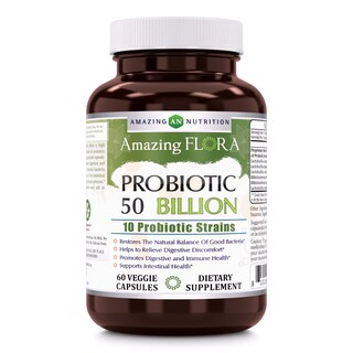 Foto 1 | Foto 1 | Probiotic Amazing Flora 50 Mil Millones, 10 Cepas, 60 Cápsulas - Venta Internacional.