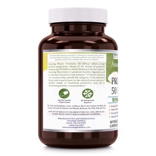Foto 2 | Foto 2 | Probiotic Amazing Flora 50 Mil Millones, 10 Cepas, 60 Cápsulas - Venta Internacional.