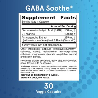 Foto 6 | Foto 6 | Suplemento Dietético Jarrow Formulas Gaba Soothe 30 Cápsulas - Venta Internacional.