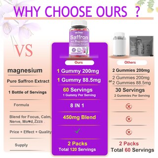 Foto 3 | Foto 3 | Suplementos Gummies Nextdia Con Extracto De Azafrán 177 Mg Con Magnesio - Venta Internacional.