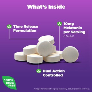 Foto 3 | Foto 3 | Suplemento Natrol Advanced Sleep Melatonin 10 Mg 100 Comprimidos - Venta Internacional.