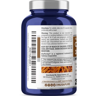 Foto 3 | Foto 3 | Suplemento De Extracto De Cordyceps De Nusapure 3000 Mg 200 Cápsulas - Venta Internacional.