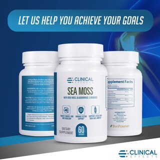 Foto 6 | Foto 6 | Suplemento Clinical Effects Sea Moss 60 Cápsulas - Venta Internacional.