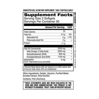 Foto 2 | Foto 2 | Suplemento De Aceite De Pescado Jocko Fuel Omega 3 2000 Mg 30 Cápsulas - Venta Internacional.