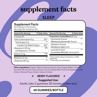 Foto 4 | Foto 4 | Gomitas Sleep Aid Lemme Sleep Con 5 Mg De Melatonina, Saúco - Venta Internacional.