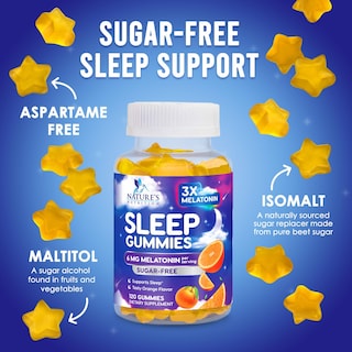 Foto 6 | Foto 6 | Gominolas Para Dormir Nature's Nutrition Extra Strength, 6 Mg, Melatoni - Venta Internacional.