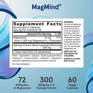 Foto 5 | Foto 5 | Suplemento Jarrow Formulas Magmind Productivity 60 Cápsulas - Venta Internacional.