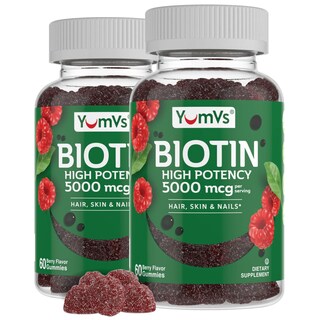 Foto 3 | Foto 1 | Suplemento De Gomitas De Biotina Yum-v's De 5000 Mcg Para Cabello, Piel Y Uñas - Venta Internacional.