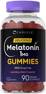 Foto 1 | Foto 1 | Gomitas De Melatonina Carlyle, 1 Mg, 90 Unidades, Veganas, Sin Gluten - Venta Internacional.