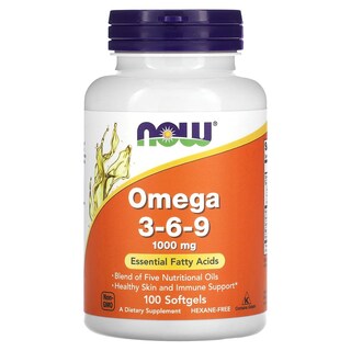Foto 1 | Foto 1 | Suplemento Now Foods Omega 3-6-9, 1000 Mg, 100 Cápsulas Blandas - Venta Internacional.