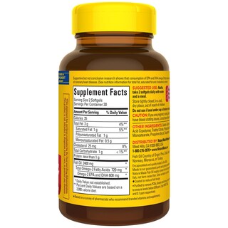 Foto 7 | Foto 7 | Suplemento De Aceite De Pescado Nature Made Burp Less 1200 Mg 60 Cápsulas Blandas - Venta Internacional.