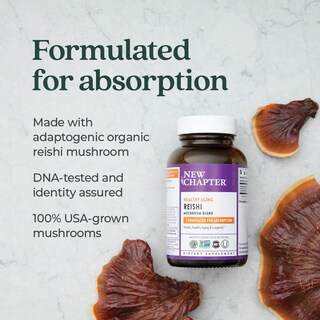 Foto 3 | Foto 3 | Suplemento New Chapter Reishi Mushroom Lifeshield, 60 Unidades - Venta Internacional.