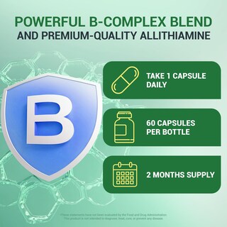 Foto 5 | Foto 5 | Suplemento Dr. Berg Complejo Natural Vitamina B1 60 Cápsulas - Venta Internacional