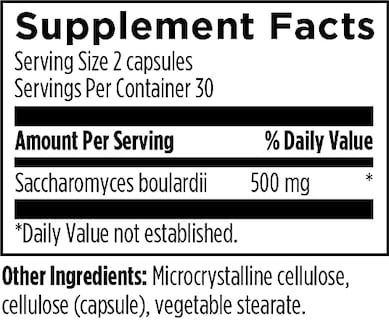 Foto 5 | Foto 5 | Diseños De Suplementos Para La Salud Floramyces, Probiótico 500 Mg, 60 Cápsulas - Venta Internacional.