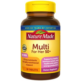 Foto 1 | Foto 1 | Suplemento Multivitamínico Hecho Por La Naturaleza Para Ella, Más De 50 O 90 Tabletas - Venta Internacional.