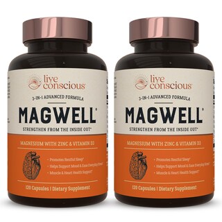 Foto 1 | Foto 1 | Supplement Live Conscious Magwell Magnesio, Zinc Y Vitamina D3 - Venta Internacional.