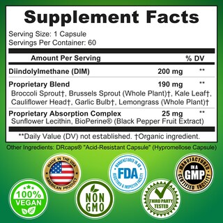 Foto 6 | Foto 6 | Suplemento Supplements Studio Optimal Dim 200 Mg 60 Cápsulas - Venta Internacional.