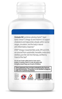 Foto 2 | Foto 2 | Suplemento De Extracto De Ajo Envejecido Kyolic, Fórmula 150 Omega-3 - Venta Internacional.