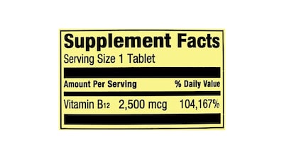 Foto 2 | Foto 2 | Vitamina B12 2500mg Sprin Valley 120 Tabletas
