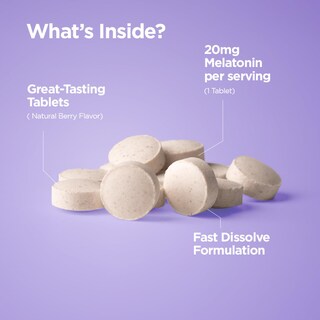 Foto 6 | Foto 6 | Sleep Aid Balancebreens Melatonina 20 Mg 120 Comprimidos - Venta Internacional.