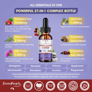 Foto 3 | Foto 3 | Suplemento GreenPeople Kidney Cleanse Detox & Repair 60 ml - Venta Internacional
