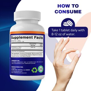 Foto 6 | Foto 6 | Suplementos Vitamatic Tmg 1000 Mg Trimetilglicina 120 Comprimidos - Venta Internacional